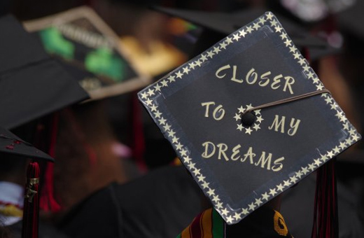 OWU student at graduation